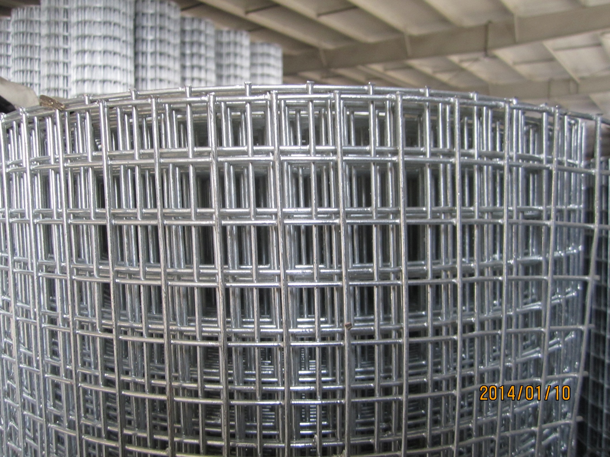 Galvanized welded wire mesh